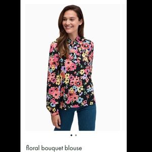 Floral bouquet blouse